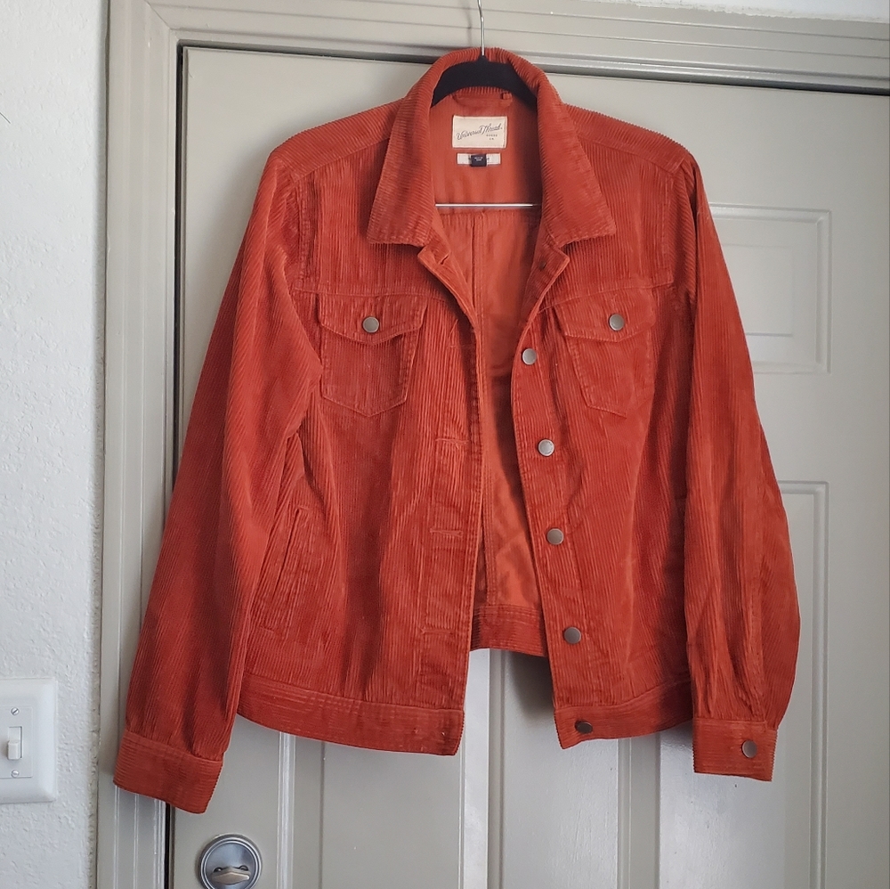 Rust Corduroy Jacket